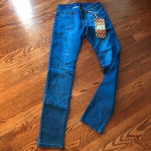 WOMEN'S JUNIORS AQ AMERICAN QUALITY DENIM JEANS Sz 3 NEW NWT